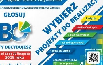 Budżet Obywatelski woj. śląskiego - głosowanie oraz zadania w powiecie lublinieckim