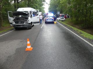 Groźny wypadek na drodze Koszęcin-Wierzbie