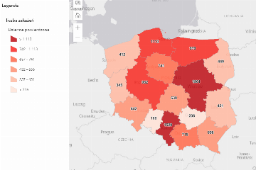 Raport koronawirus z 24 lutego: Polska 12 146, śląskie 1 529, dużo również w powiecie