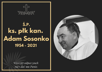 Zmarł ks. płk. Adam Sosonko