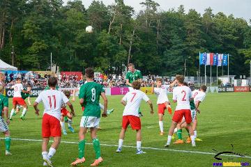 Polska – Irlandia Północna U16 w Lublińcu. Pierwszy mecz [ZDJĘCIA]