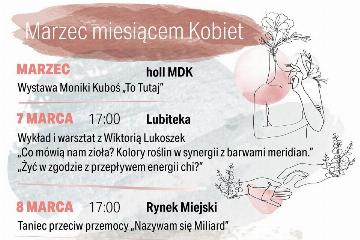 „Marzec miesiącem Kobiet” - wydarzenia w Lublińcu