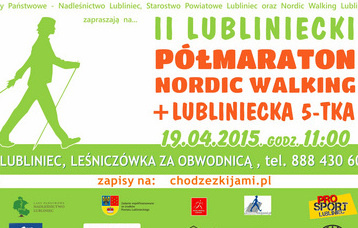 II Lubliniecki Półmaraton i Lubliniecka 5-tka Nordic Walking
