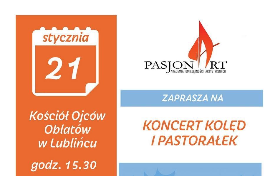 Koncert Kolęd i Pastorałek w wykonaniu PasjonArt