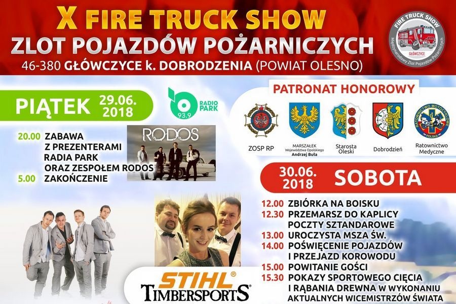 X Fire Truck Show - Zlot Pojazdów Pożarniczych PROGRAM