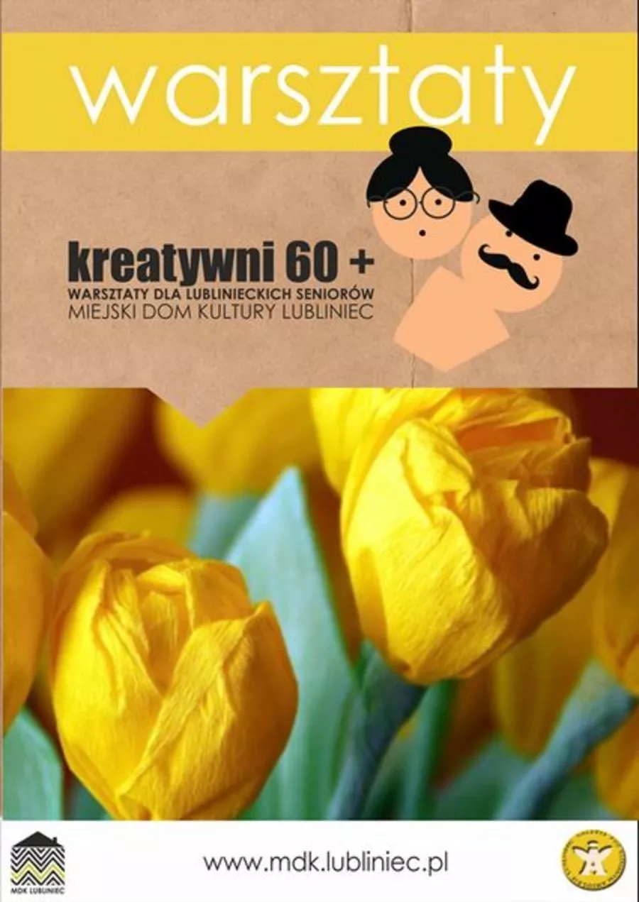 Kreatywni 60+: pierwsze wiosenne kwiaty z bibuły