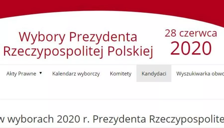 Kandydaci w wyborach 2020 r. na Prezydenta Rzeczypospolitej Polskiej