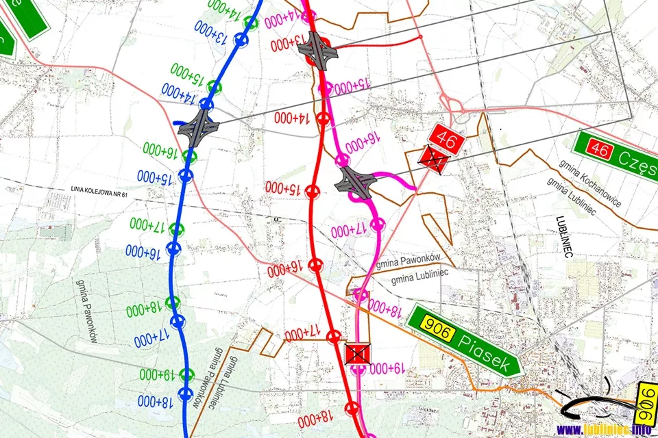 Budowa drogi S11 - przypominamy aktualne mapy projektów
