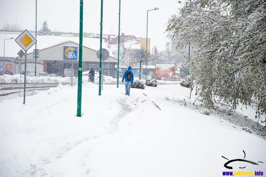 Cztery lata temu w Lublińcu spadło kilkanaście centymetrów śniegu