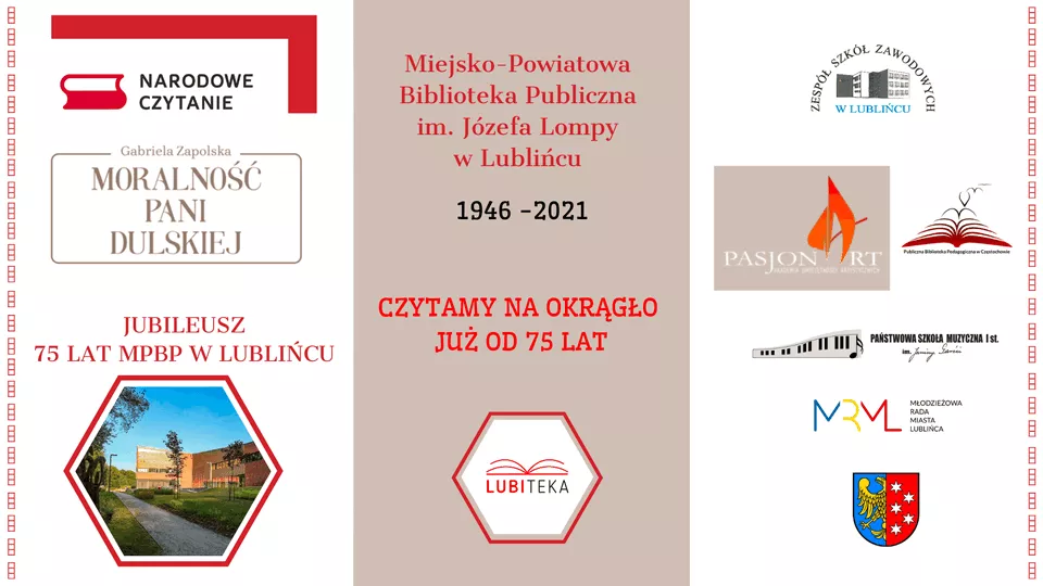 Narodowe Czytanie oraz 75-lecie Biblioteki w Lublińcu
