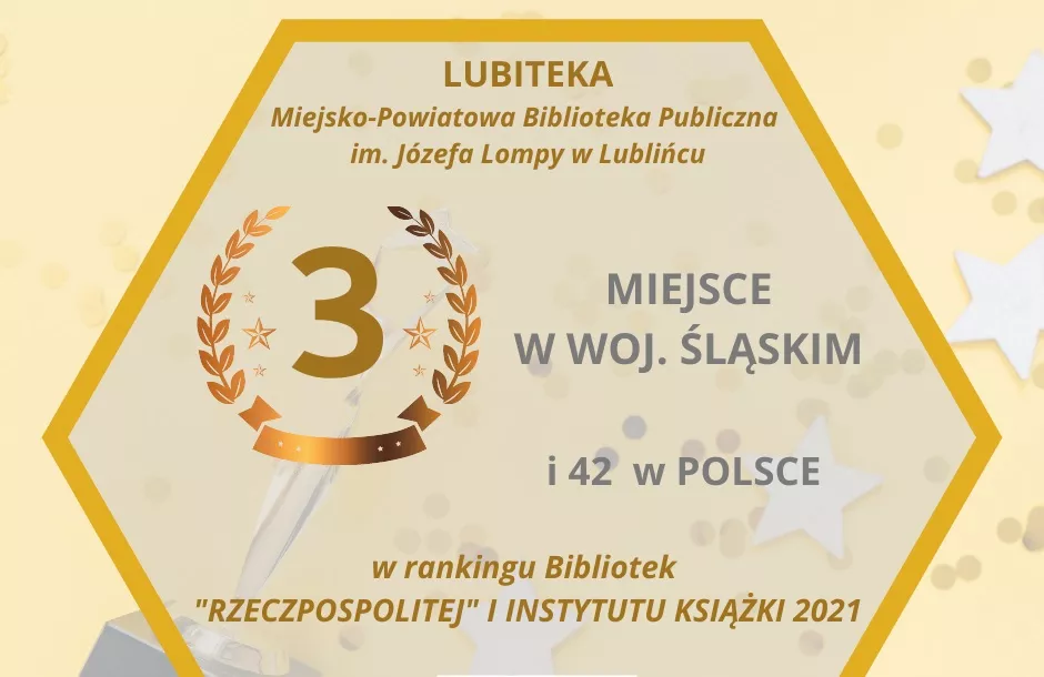 Ranking Bibliotek 2021 – Lubiteka na 3 miejscu w woj. śląskim
