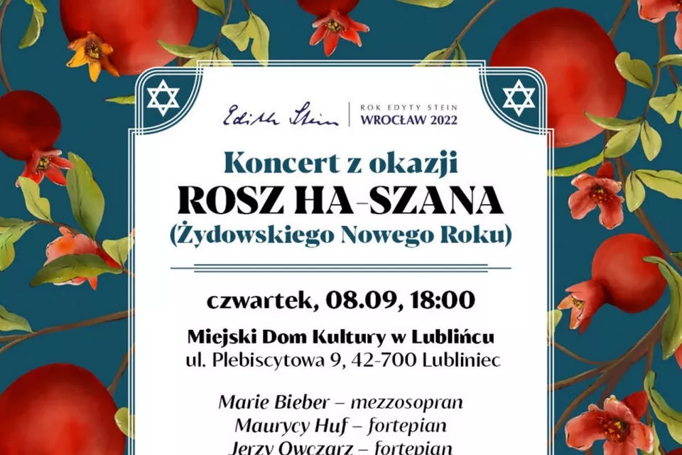 Koncert z okazji Rosz ha-Szana (żydowskiego nowego roku) w MDK Lubliniec
