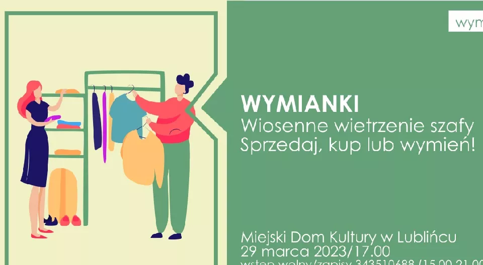 Wymianki, czyli wiosenne wietrzenie szafy w MDK Lubliniec