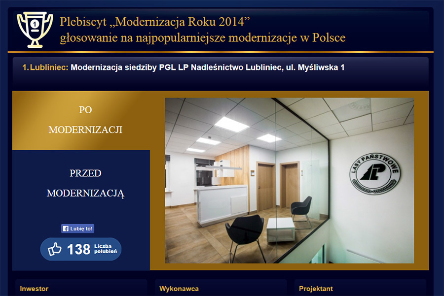 Plebiscyt „Modernizacja Roku 2014”