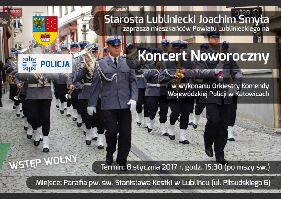 Koncert Noworoczny w wykonaniu policjantów